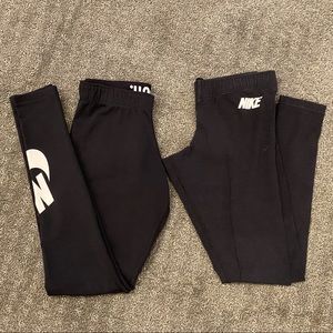 2 pair of Nike legging